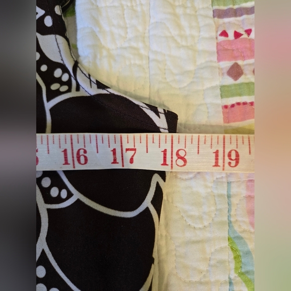 Elegant Brown and White Sleeveless Dress, Ptp 18'' to 23'' - Picture 6 of 8